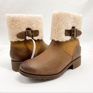 UGG ELINGS LEATHER WATERPROOF SHEEPSKIN BOOTS
